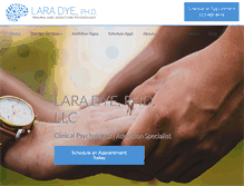 Tablet Screenshot of drlaradye.com